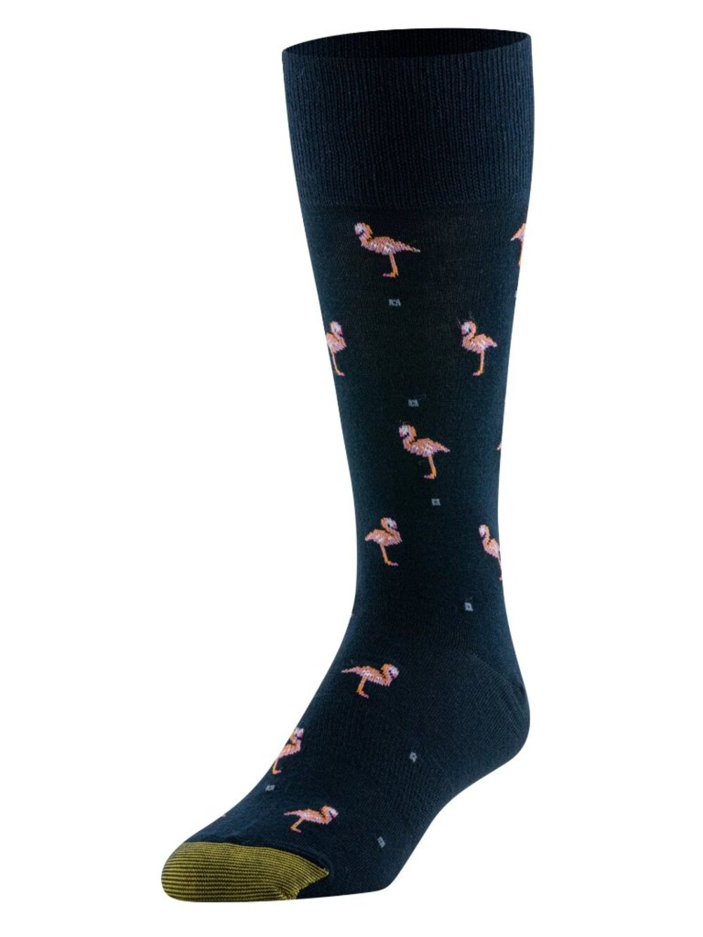 9 Pair Goldtoe Men's Casual Crew Socks Size 6-12.5 Argyle, Flamingos, Lobster - Picture 8 of 11